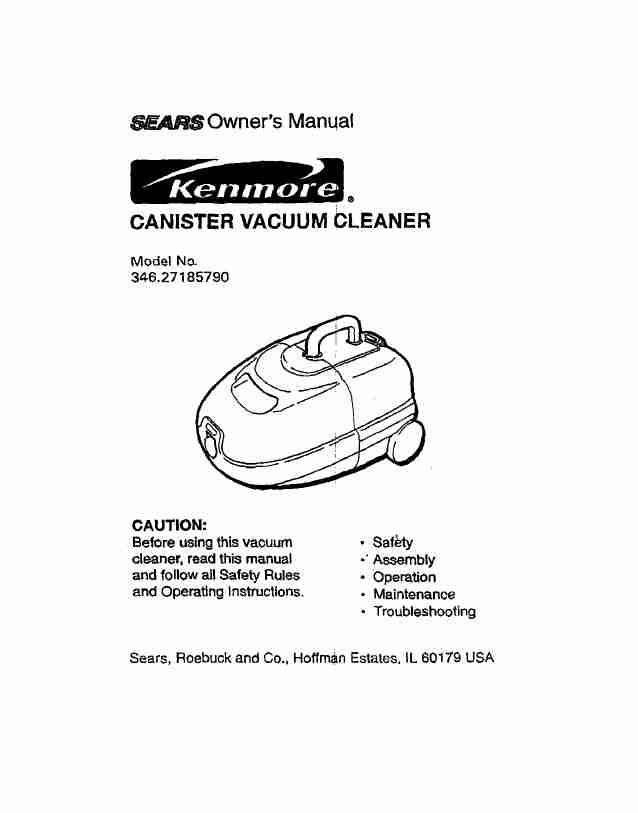 Kenmore Vacuum Cleaner 346_2718579-page_pdf